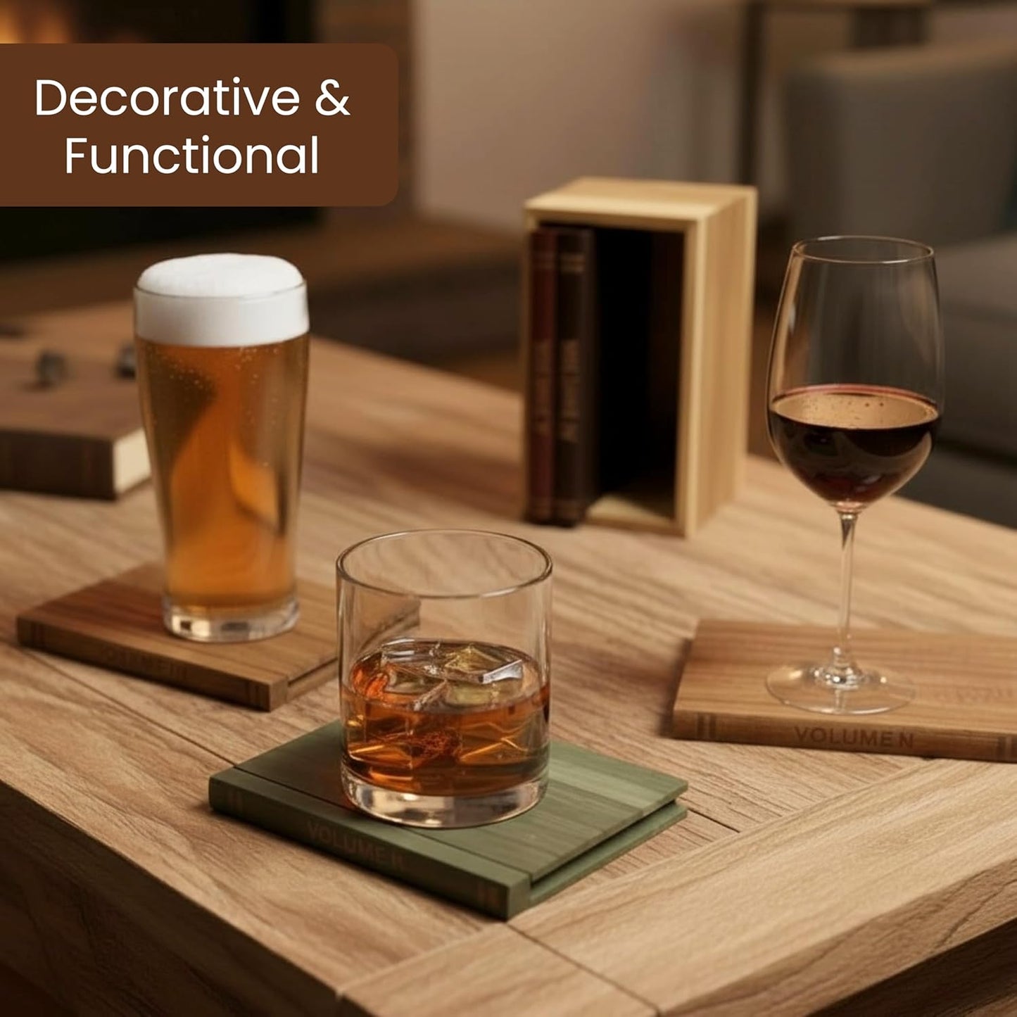 The Bookish Coaster Set